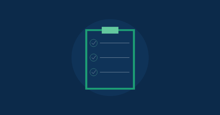 Illustration of a clipboard checklist representing a website audit